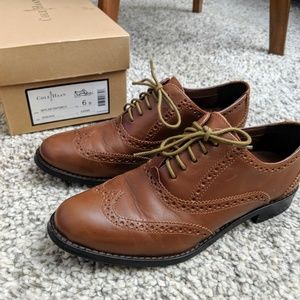 Cole Haan Skylar Brown Sequoia Oxfords Sz 5.5 or 6